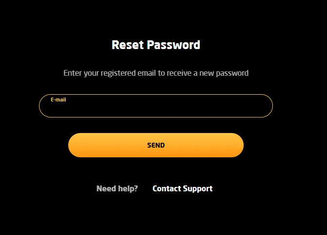 réinitialiser le mot de passe Stay Casino